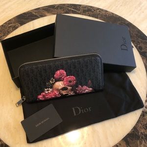 New Dior Homme X Toru Kamei Skull Long Wallet